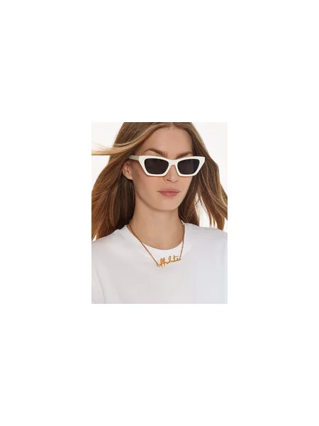 Off-White Náhrdelník Zlatá bílý