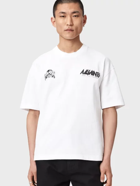 Футболка Allsaints біла