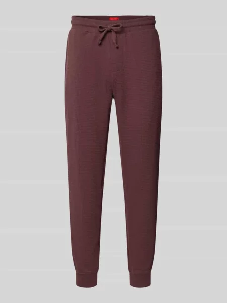 Spodnie od piżamy o kroju relaxed fit z mieszanki bawełny model ‘AUSTIN PANTS’ Hugo