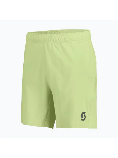 Pantaloni scurți de alergare pentru bărbați SCOTT Endurance LT acid yellow galben