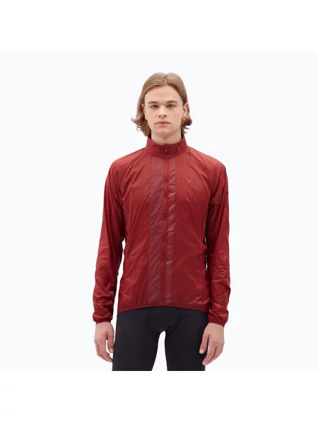 Cyklistická bunda SILVINI Gelo merlot červená