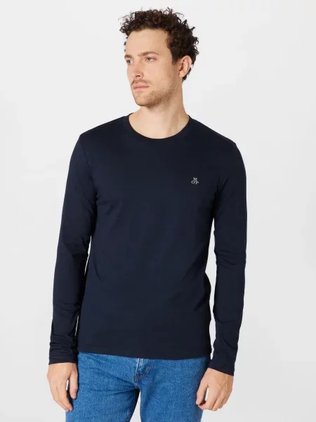 Marc O'Polo Tricou bleumarin alb