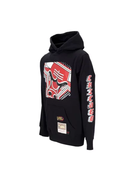 Bluza z kapturem Mitchell & Ness czarna
