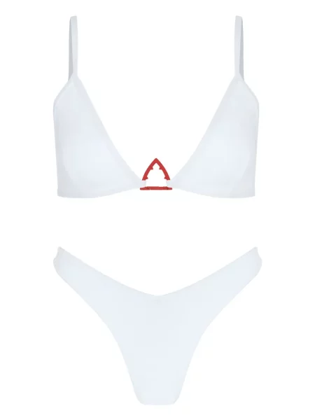 Bikini Let's Swim z wysoką talią biały