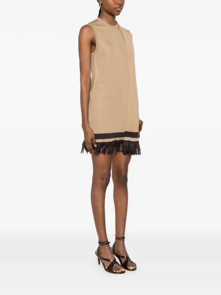 Rochie mini Ferragamo cu franjuri de costum
