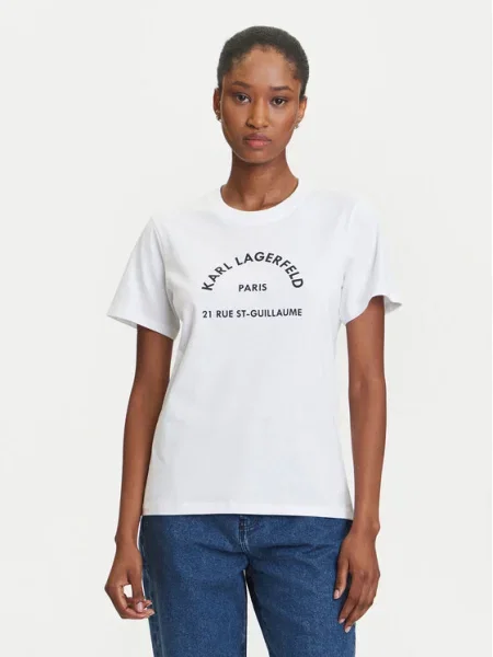 Тениска Karl Lagerfeld бяло