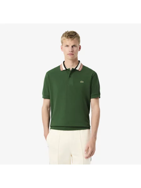 Lacoste Koszulka Polo Classic Fit zielona