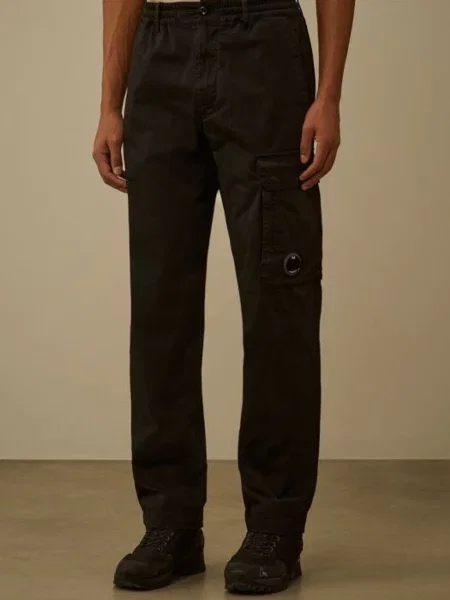 Карго CP Company бавовна/еластан чорний