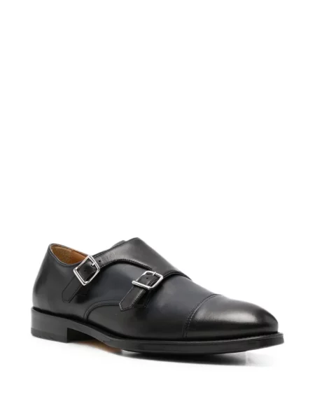 Pantofi monk Doucal's cu cataramă negru
