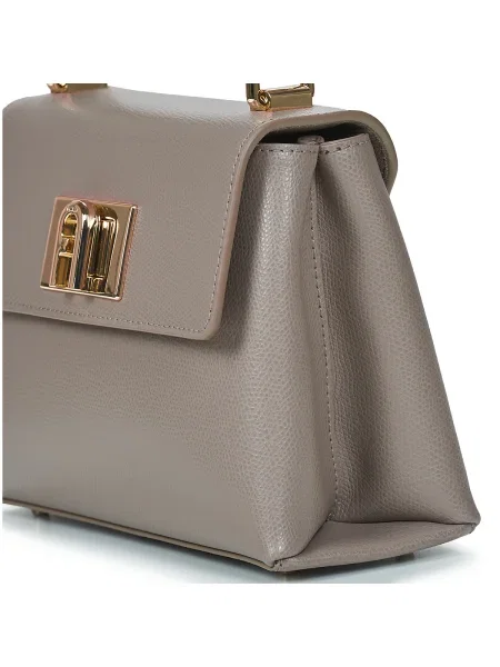Geanta de piele Furla maro