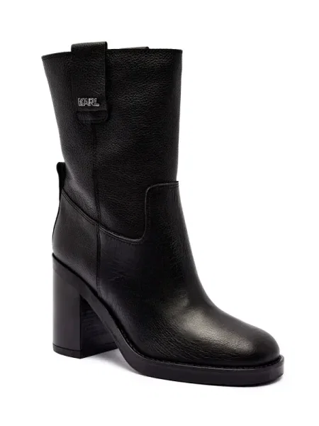 Botine KARL LAGERFELD negru
