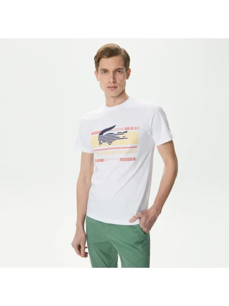 Футболка Lacoste белая