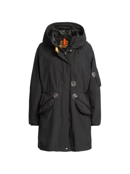Geacă parka Parajumpers cu glugă negru