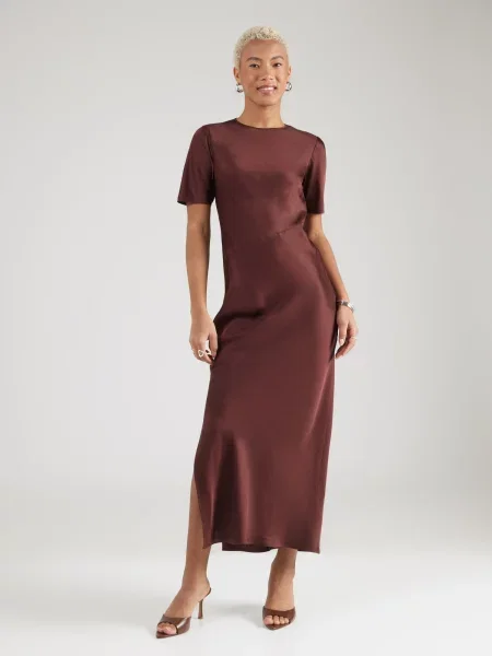 & Other Stories Rochie ruginiu maro