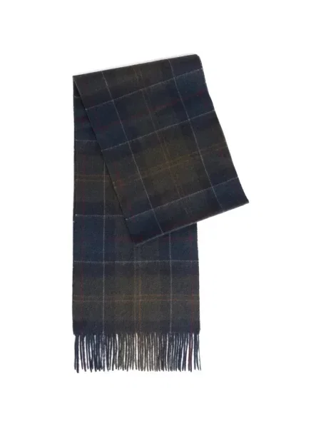 Fular Barbour în carouri albastru