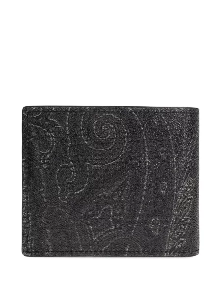 Πορτοφόλι Etro paisley μαύρο