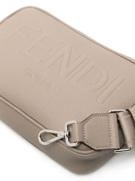 Geantă Fendi din piele maro