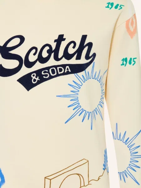 Scotch & Soda Bluza weiss zielona