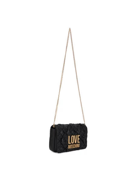 Torebka Love Moschino skórzana czarna