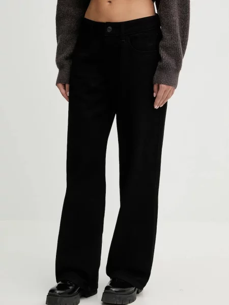 Kavbojke Hollister Co. črna