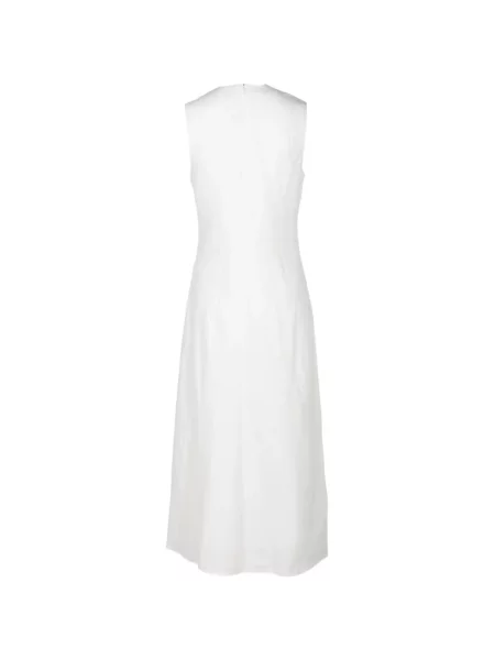 Rochie midi Vince fără mâneci alb
