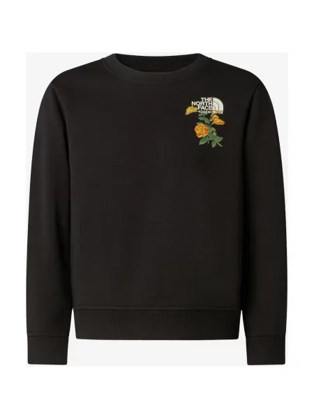 Bluza The North Face Flora Relaxed Crew dziewczęce XS czarna