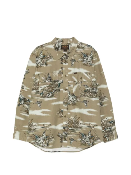 Cămașă Filson cu imagine verde