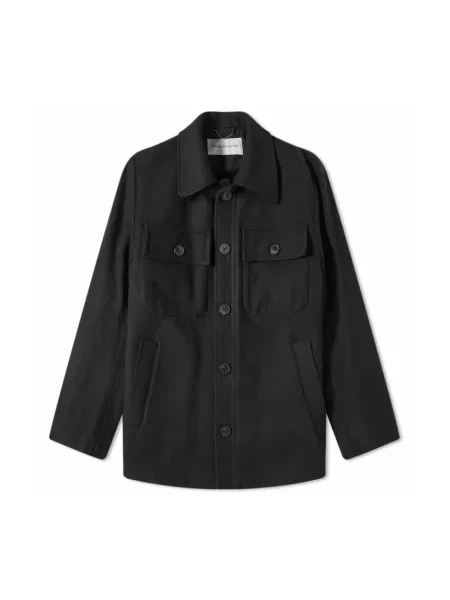 Kurtka Dries Van Noten wełniana czarna
