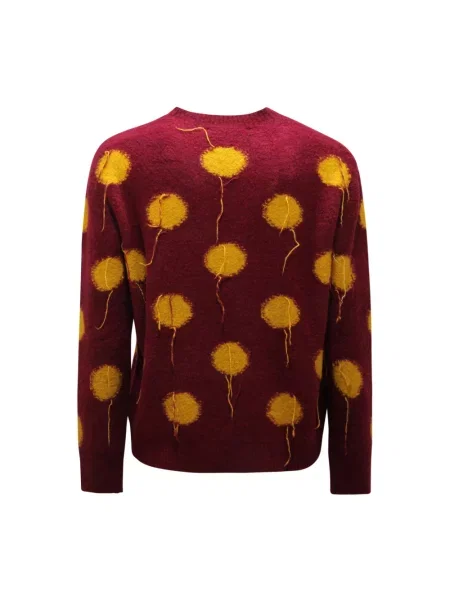 Sweter Amaránto wełniany czerwony