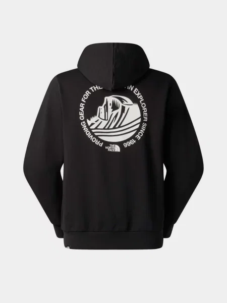 Графический худи The North Face черное