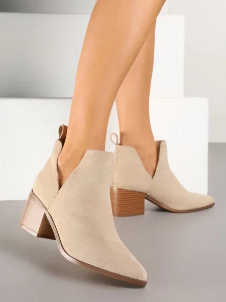 Botine Annavin închis bej