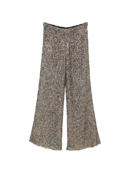 Pantaloni palazzo Alberta Ferretti cu paiete