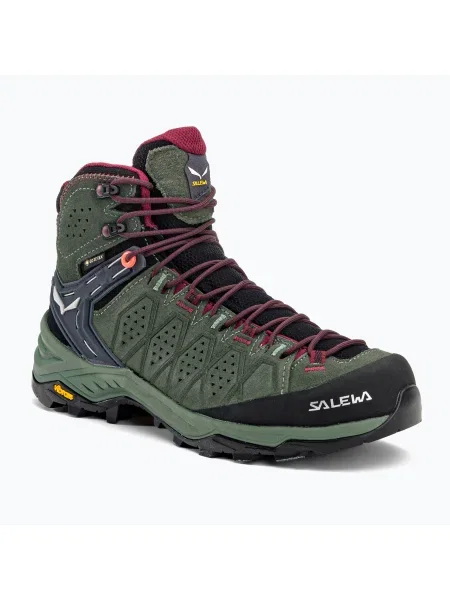 Női túrabakancsok Salewa Alp Trainer 2 Mid GTX Méret: 40 UK zöld
