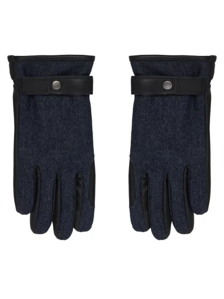 Barbour rękawiczki granatowe