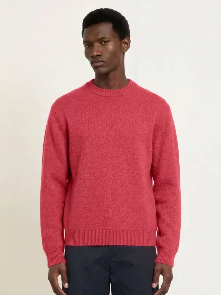 Arket Sweter Z Alpaki pink różowy