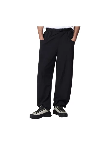 Spodnie dresowe The North Face z paskiem czarne
