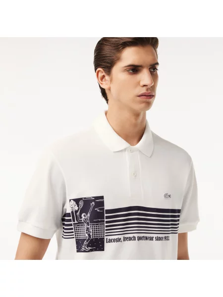 Lacoste Koszulka Polo biała