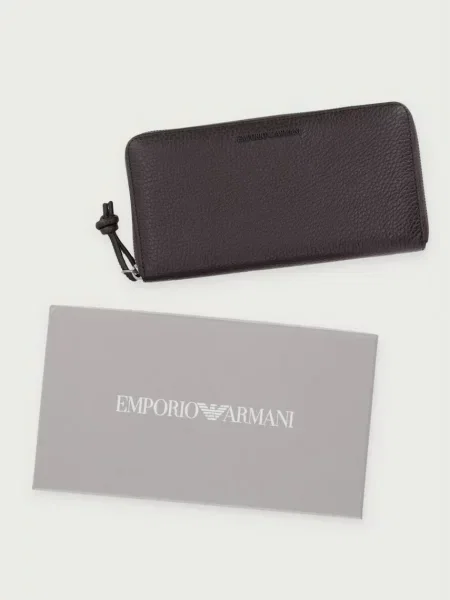 Кожаный кошелек Emporio Armani