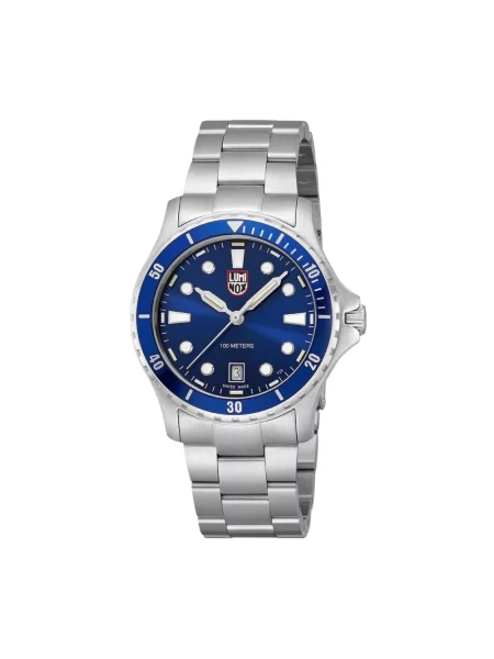 Lniany zegarek Luminox niebieski