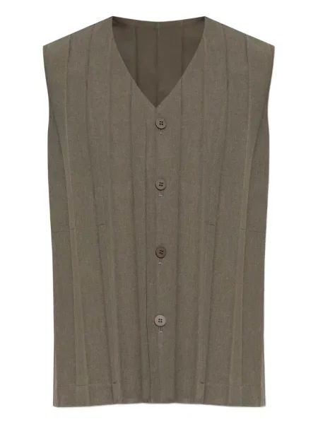 Plisovaná vesta Homme Plissé Issey Miyake zelená