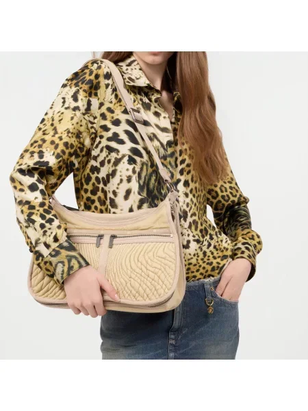 Torebka Roberto Cavalli beżowa