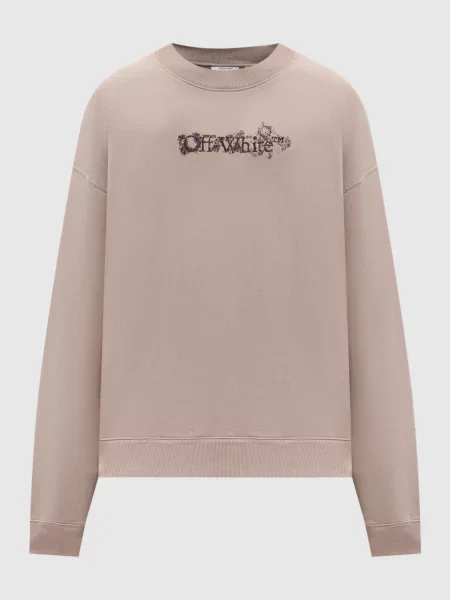 Бордовий світшот Heraldic Arrow Off-white бежевий