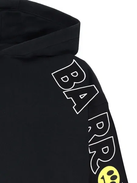Bluza z kapturem dziecięca Barrow czarna
