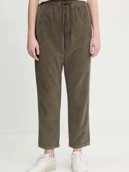 United Colors of Benetton pantaloni de catifea cord verde