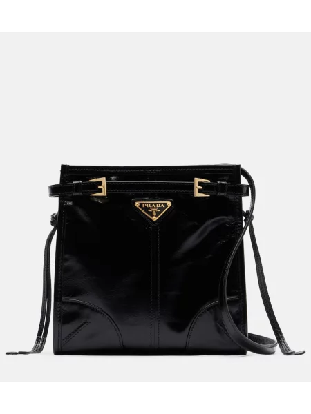 Mini geanta de piele Prada din piele mini negru