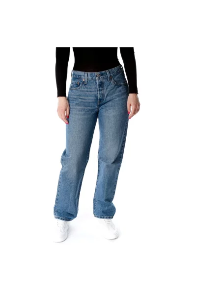 Levi's® Jeansy Straight blau niebieskie