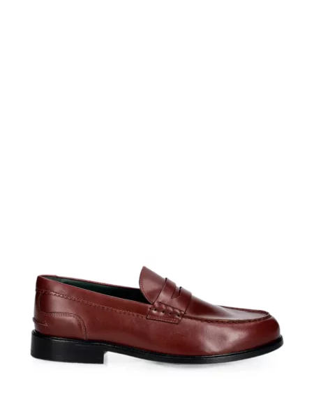 Pantofi loafer Clarks Originals din piele roșu