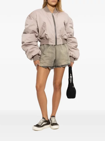Decupat geacă bomber Rick Owens roz