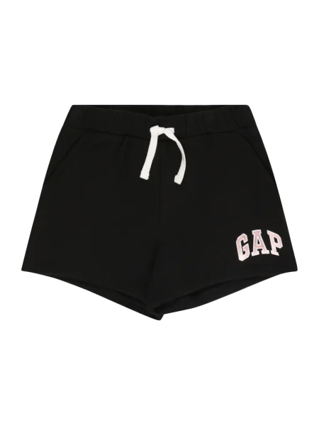 GAP Hlače roza / crna bijela