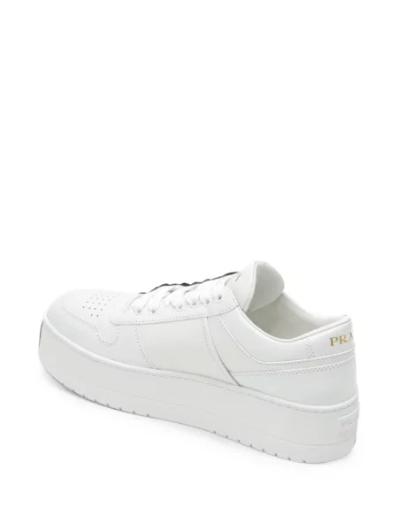 Sneakerși Prada cu autograf alb